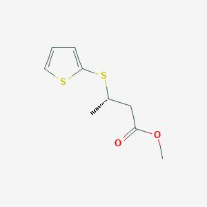 (S)-Methyl 3-(thiophen-2-ylthio)butanoate