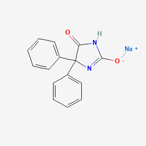 molecular formula C15H11N2NaO2 B8808930 Phenytoin (sodium) 
