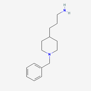 molecular formula C15H24N2 B8808963 3-(1-Benzylpiperidin-4-yl)propan-1-amine 