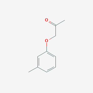 molecular formula C10H12O2 B8808971 1-(3-Methylphenoxy)-2-propanone CAS No. 6437-48-5