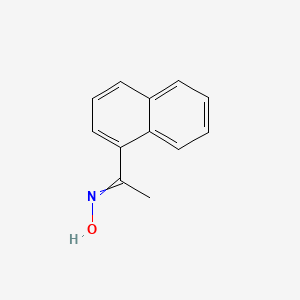 molecular formula C12H11NO B8808973 1-(Naphthalen-1-yl)ethanone oxime 