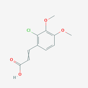 2-Propenoic acid, 3-(2-chloro-3,4-dimethoxyphenyl)-
