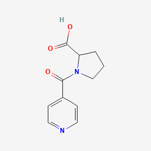 1-(Pyridine-4-carbonyl)pyrrolidine-2-carboxylic acid