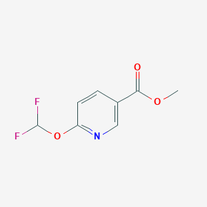 molecular formula C8H7F2NO3 B8809104 Methyl 6-(difluoromethoxy)nicotinate 