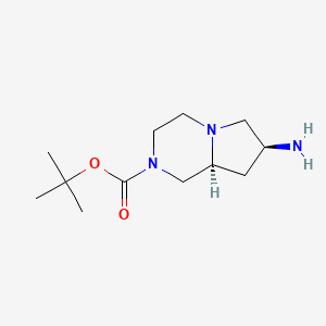 tert-butyl (7S,8aS)-7-aminohexahydropyrrolo[1,2-a]pyrazine-2(1H)-carboxylate