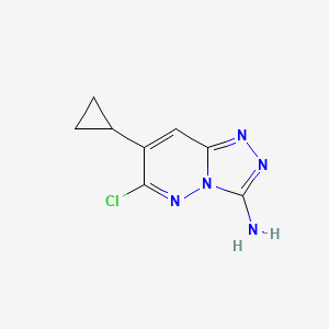 6-Chloro-7-cyclopropyl-[1,2,4]triazolo[4,3-b]pyridazin-3-amine