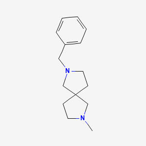 2,7-Diazaspiro[4.4]nonane, 2-methyl-7-(phenylmethyl)-