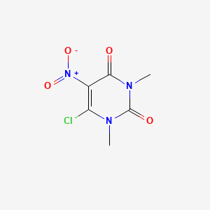 6-Chloro-1,3-dimethyl-5-nitropyrimidine-2,4(1h,3h)-dione