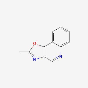 molecular formula C11H8N2O B8809425 2-Methyloxazolo[4,5-c]quinoline 