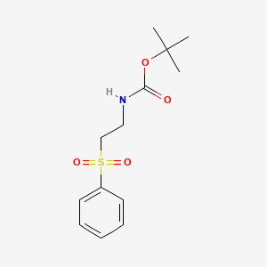 molecular formula C13H19NO4S B8809473 N-Boc-2-(phenylsulfonyl)ethanamine 