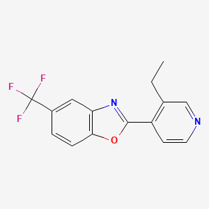 2-(3-Ethylpyridin-4-yl)-5-(trifluoromethyl)benzo[d]oxazole
