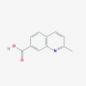 molecular formula C11H9NO2 B8809526 2-methylquinoline-7-carboxylic Acid 