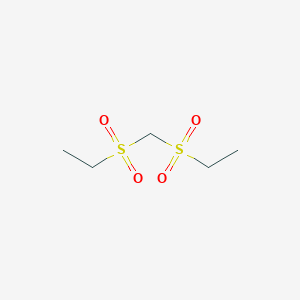 molecular formula C5H12O4S2 B8809588 Bis(ethylsulfonyl)methane CAS No. 1070-92-4