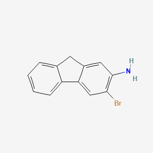 3-bromo-9H-fluoren-2-amine