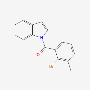 molecular formula C16H12BrNO B8809654 (2-Bromo-3-methylphenyl)(1H-indol-1-yl)methanone 
