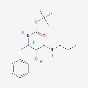 molecular formula C19H32N2O3 B8809668 tert-Butyl [(1S,2R)-1-Benzyl-2-hydroxy-3-(isobutylamino)propyl]carbamate 