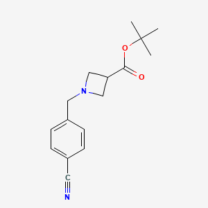 tert-Butyl 1-(4-cyanobenzyl)azetidine-3-carboxylate