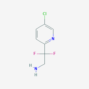 2-(5-Chloropyridin-2-yl)-2,2-difluoroethan-1-amine