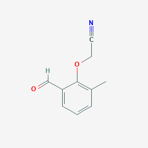 (2-Formyl-6-methylphenoxy)acetonitrile