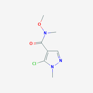 5-Chloro-N-methoxy-N,1-dimethyl-1H-pyrazole-4-carboxamide