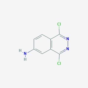 molecular formula C8H5Cl2N3 B8809749 1,4-Dichlorophthalazin-6-amine 