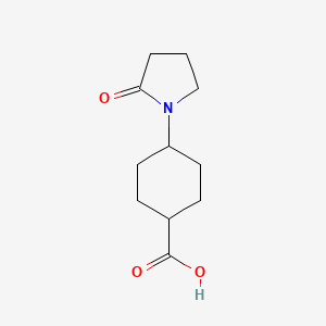 Trans-4-(2-oxo-pyrrolidin-1-yl)cyclohexanecarboxylic acid