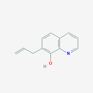 molecular formula C12H11NO B8809806 7-allylquinolin-8-ol CAS No. 5541-69-5