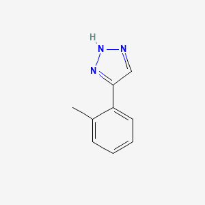 molecular formula C9H9N3 B8809872 4-(o-Tolyl)-1H-1,2,3-triazole 