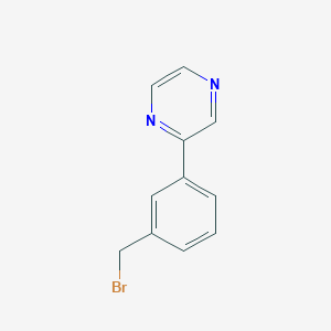 2-(3-(Bromomethyl)phenyl)pyrazine