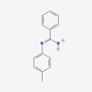 molecular formula C14H14N2 B8809899 N-(p-Tolyl)benzimidamide CAS No. 19244-07-6