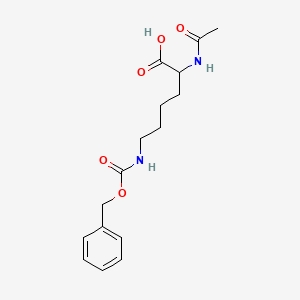 2-Acetamido-6-(phenylmethoxycarbonylamino)hexanoic acid