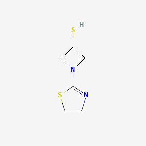 1-(4,5-Dihydro-1,3-thiazol-2-yl)azetidine-3-thiol