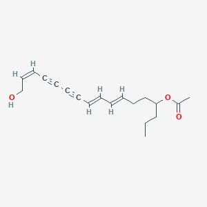 molecular formula C19H24O3 B008810 Acetylbupleurotoxin CAS No. 111128-30-4