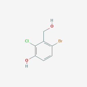 4-Bromo-2-chloro-3-(hydroxymethyl)phenol