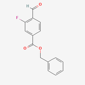 Benzyl 3-fluoro-4-formylbenzoate