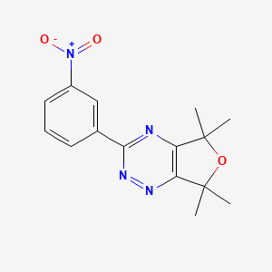 5,7-Dihydro-5,5,7,7-tetramethyl-3-(3-nitrophenyl)furo[3,4-e]-1,2,4-triazine