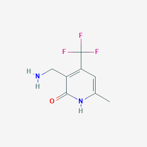 3-(Aminomethyl)-6-methyl-4-(trifluoromethyl)-2(1h)-pyridinone