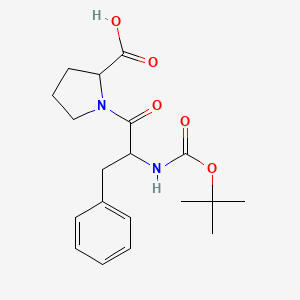 molecular formula C19H26N2O5 B8810314 BOC-D-PHE-PRO-OH 