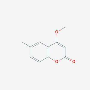 molecular formula C11H10O3 B8810356 4-Methoxy-6-methyl-2H-chromen-2-one 