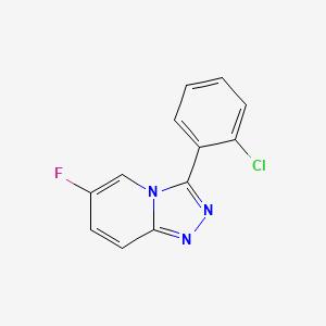 3-(2-Chlorophenyl)-6-fluoro-[1,2,4]triazolo[4,3-a]pyridine