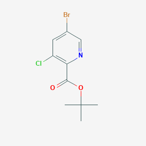 molecular formula C10H11BrClNO2 B8810374 tert-Butyl 5-bromo-3-chloropicolinate CAS No. 1335056-20-6