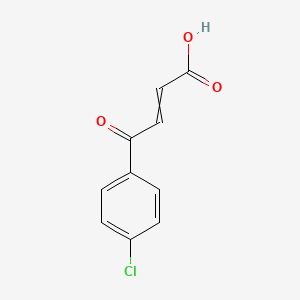 molecular formula C10H7ClO3 B8810384 4-(4-Chlorophenyl)-4-oxobut-2-enoic acid 
