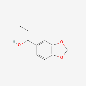 molecular formula C10H12O3 B8810398 1-(1,3-Benzodioxol-5-yl)propan-1-ol CAS No. 6890-30-8