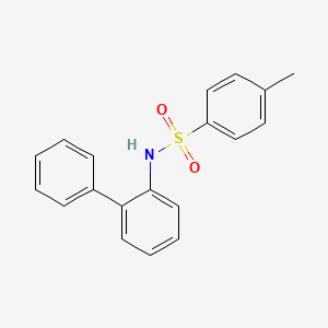 molecular formula C19H17NO2S B8810411 N-2-biphenylyl-4-methylbenzenesulfonamide CAS No. 24310-30-3