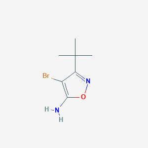 4-Bromo-3-(tert-butyl)isoxazol-5-amine