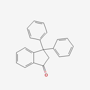 molecular formula C21H16O B8810526 3,3-diphenyl-2,3-dihydro-1H-inden-1-one CAS No. 55010-17-8