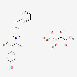 molecular formula C25H33NO8 B8810540 Ifenprodil tartrate 