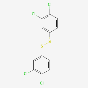 1,2-Dichloro-4-[(3,4-dichlorophenyl)disulfanyl]benzene