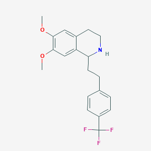 6,7-Dimethoxy-1-[2-(4-trifluoromethyl-phenyl)-ethyl]-1,2,3,4-tetrahydro-isoquinoline