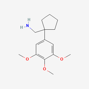1-(3,4,5-Trimethoxyphenyl)cyclopentanemethanamine